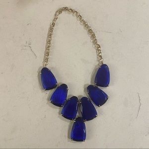 Kendra Scott Cobalt Blue Harlow Necklace